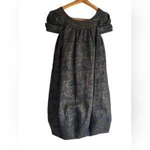 Vera Wang Black and Gold Dress